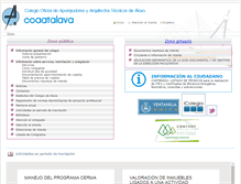 Tablet Screenshot of coaatalava.org